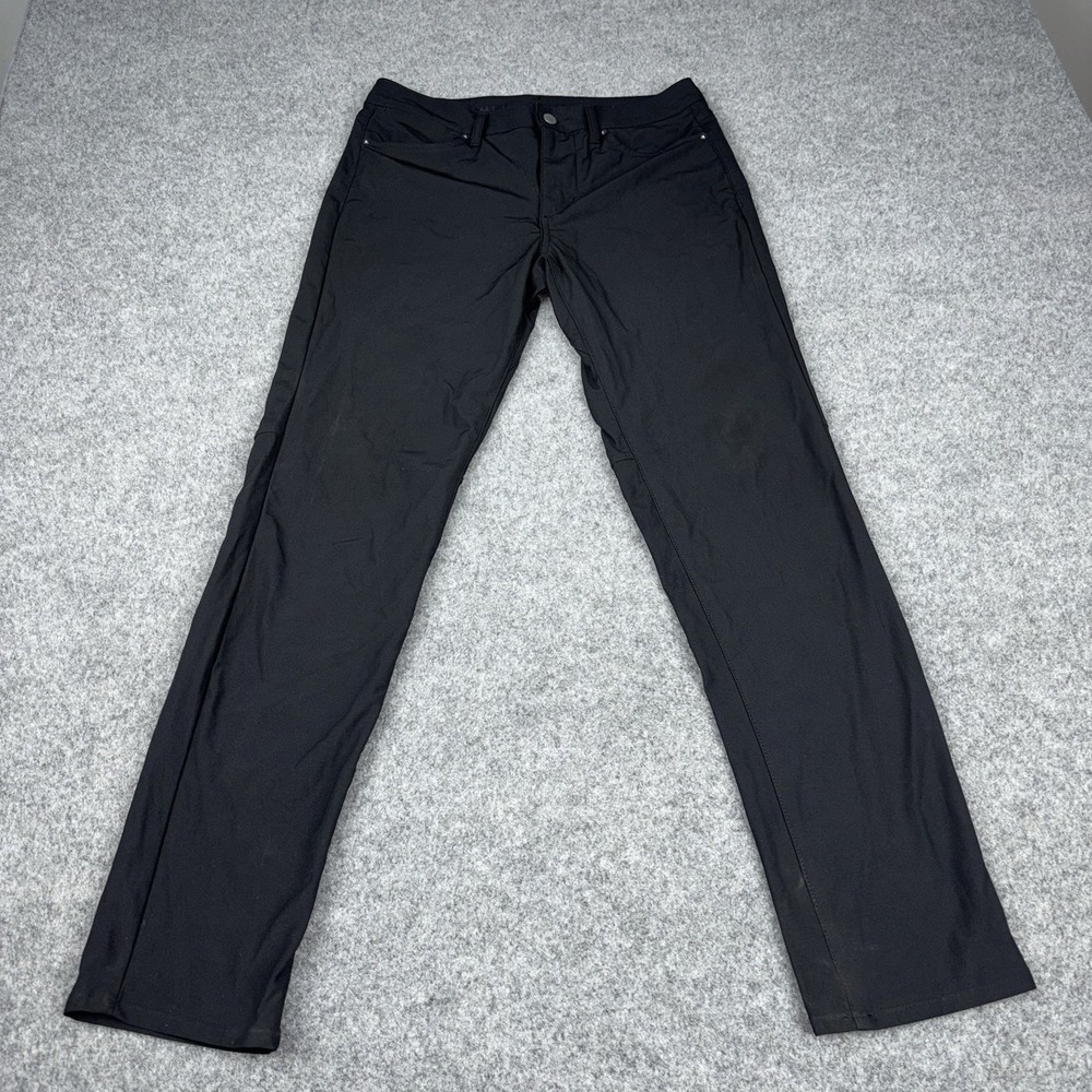 American Eagle Performance Golf Pants Mens 30x34 (Fits 30x30) Black Athletic EUC